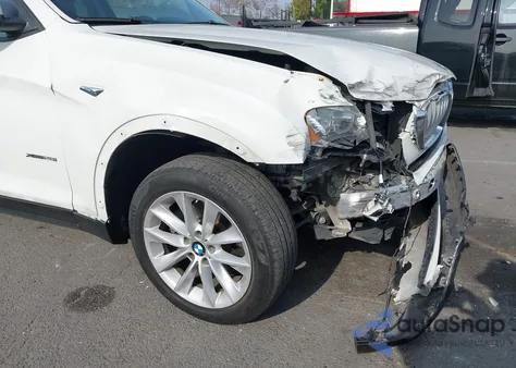 2016 BMW X3 xDrive28I из США, поврежденный, VIN 5UXWX9C5XG0D69736